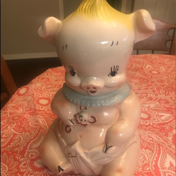 Regal Hull Other - Vintage Regal Hull Baby Pig 1950 cookie jar